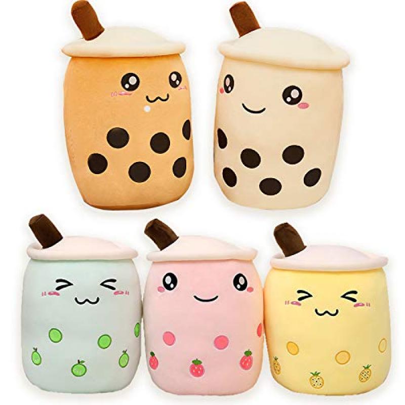 AMOZO Boba Milk Tea Plush Doll
