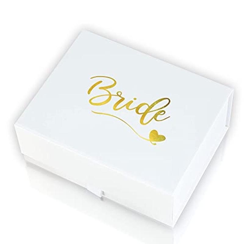 Bride Gift Box with Gold Foil Bride Gift Box with Gold Foil