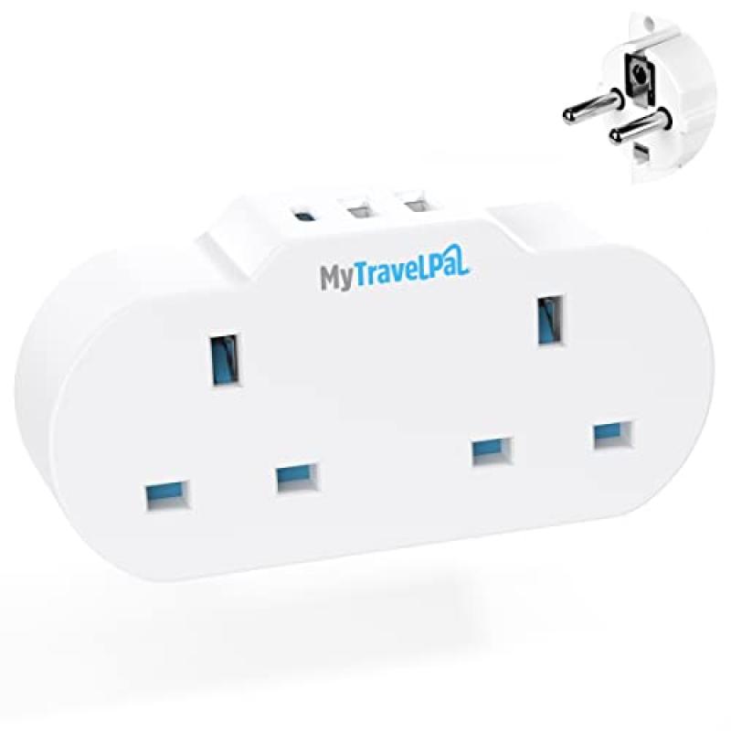 MyTravelPal UK to Europe Travel Adapter MyTravelPal UK to Europe Travel Adapter