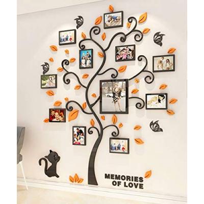Family Photo Frames Tree Cat Wall Decal Family Photo Frames Tree Cat Wall Decal
