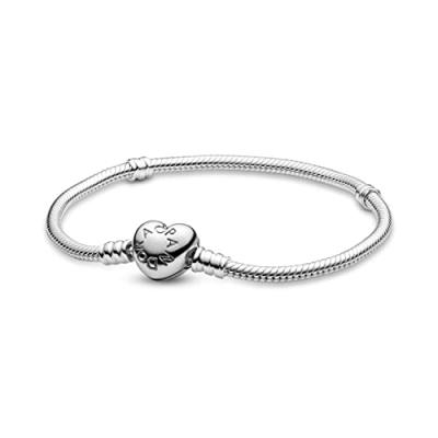 Pandora Sterling Silver Heart Clasp Bracelet