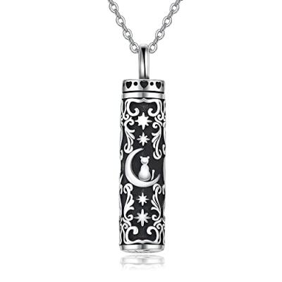 CUPENDA Cat Urn Necklace for Pet Ashes