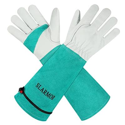SLARMOR Leather Gardening Gloves SLARMOR Leather Gardening Gloves
