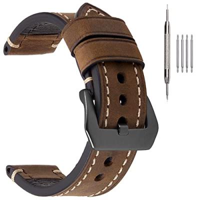 EACHE Leather Watch Straps for Men EACHE Leather Watch Straps for Men