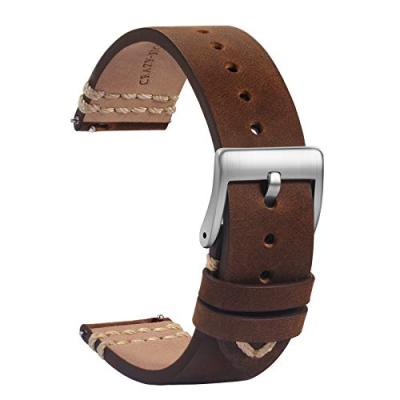Leather Watch Straps with Quick Release Buckle Leather Watch Straps with Quick Release Buckle