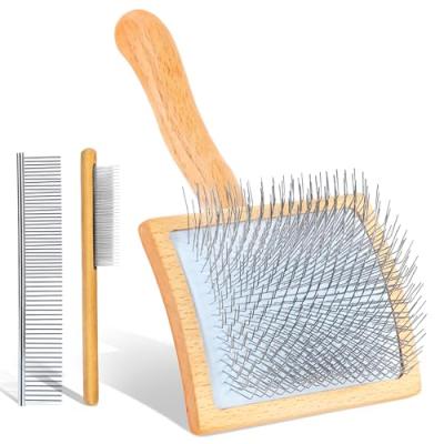 COZYGIFT Dog Slicker Brush with Long Pins