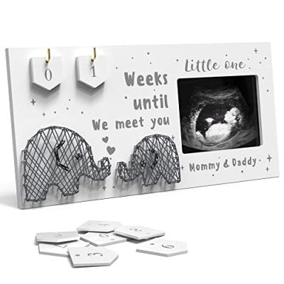 Sonogram Picture Frame with Countdown Weeks