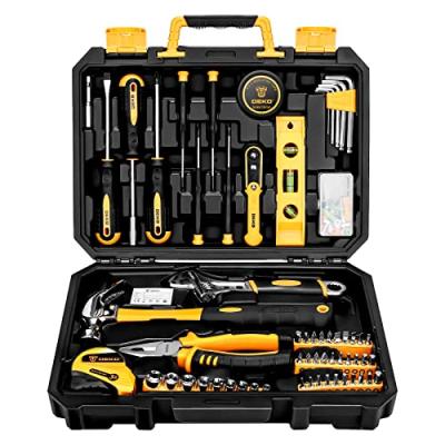 DEKO Tool Kit Set Box 100 Pieces Home Repair DIYโฆ DEKO Tool Kit Set Box 100 Pieces Home Repair DIYโฆ