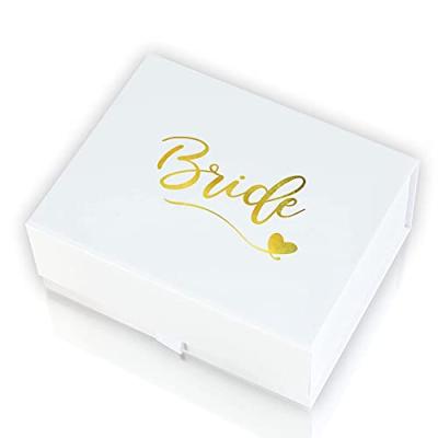 Bride Gift Box with Gold Foil Bride Gift Box with Gold Foil