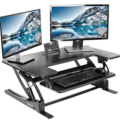 VIVO Stand Up Desk Converter, Dual Monitor Riser VIVO Stand Up Desk Converter, Dual Monitor Riser